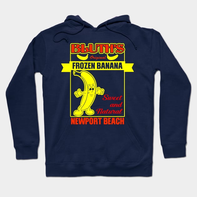 Bluth's Original Frozen Banana - Vintage Hoodie by Yoyo Star